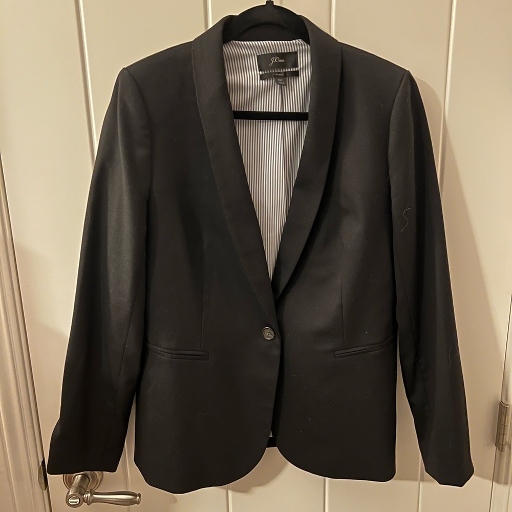 J. Crew Women’s Wool Parke Blazer - Black (size 10)